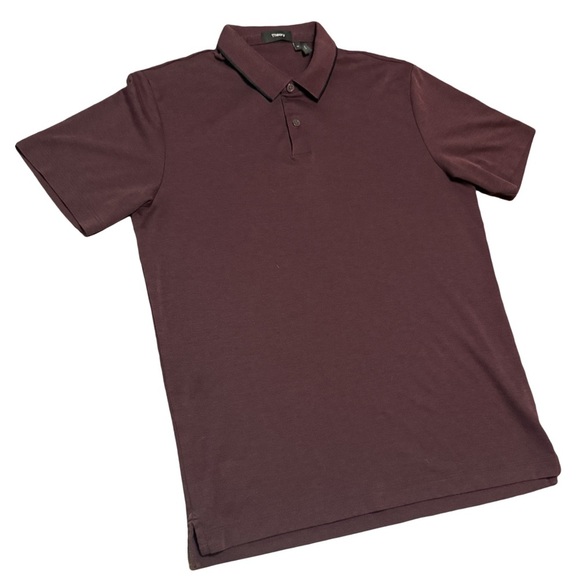 Men’s Theory Pima Cotton/Polyester Blend Pique Standard Polo - Size Medium M - Picture 3 of 6
